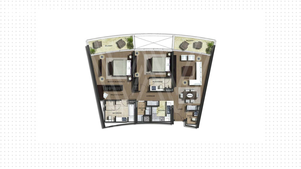 Stüdyo daireler satılık - Abu Dabi - $599.000 fiyata satın al – resim 1