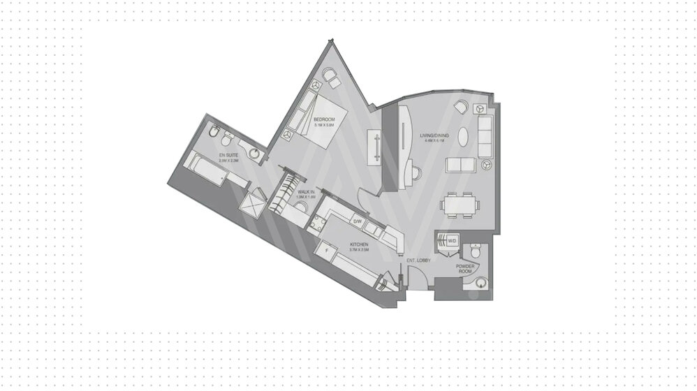 1184 stüdyo daire satın al  - 1 odalı - Dubai, BAE – resim 8