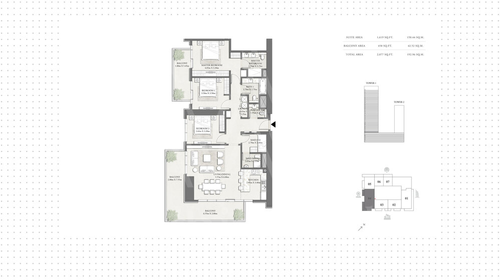 Compre una propiedad - 3 habitaciones - EAU — imagen 29