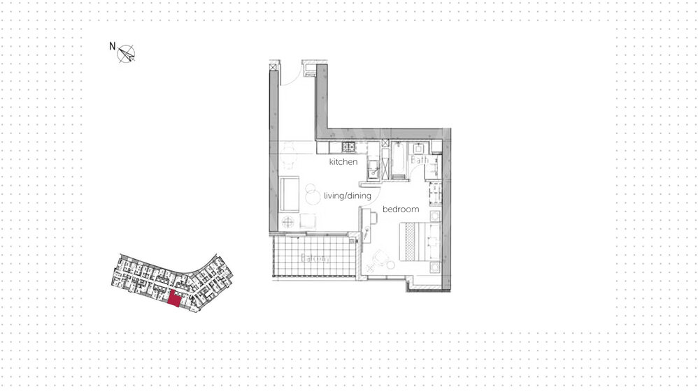 Immobilie kaufen - 1 Zimmer - Al Safa, VAE – Bild 16
