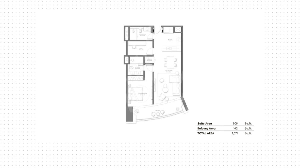 Compre una propiedad - 1 habitación - EAU — imagen 1