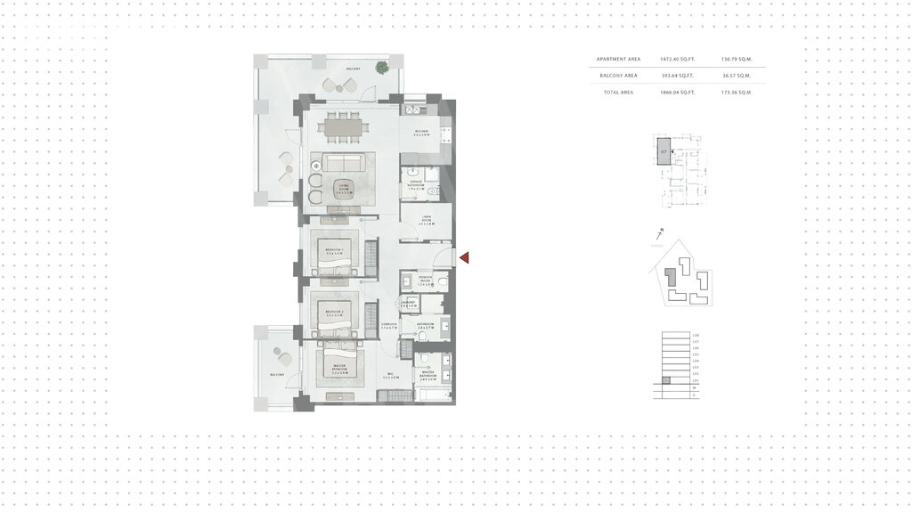 Apartamentos a la venta - Dubai - Comprar para 1.025.200 $ — imagen 1