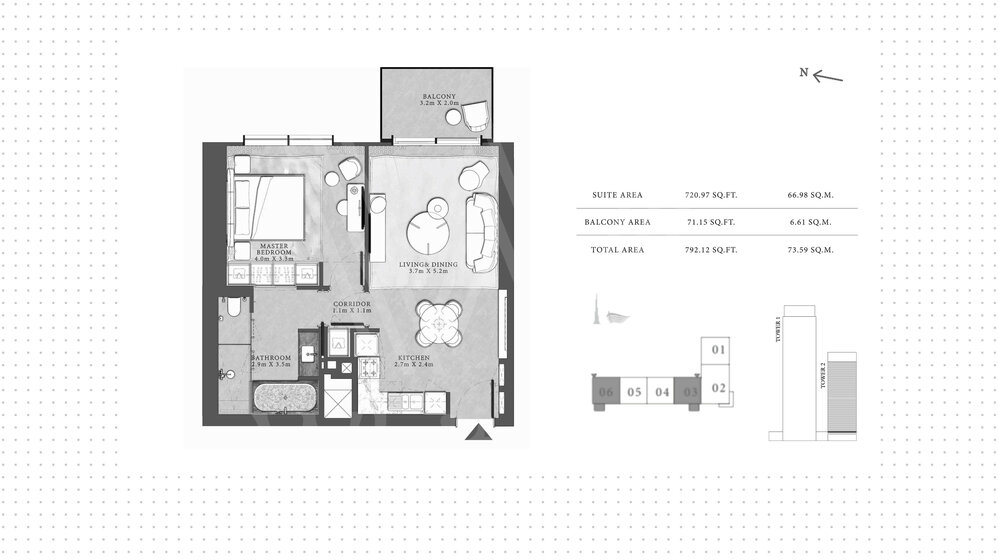 Compre 69 apartamentos  - The Opera District, EAU — imagen 1