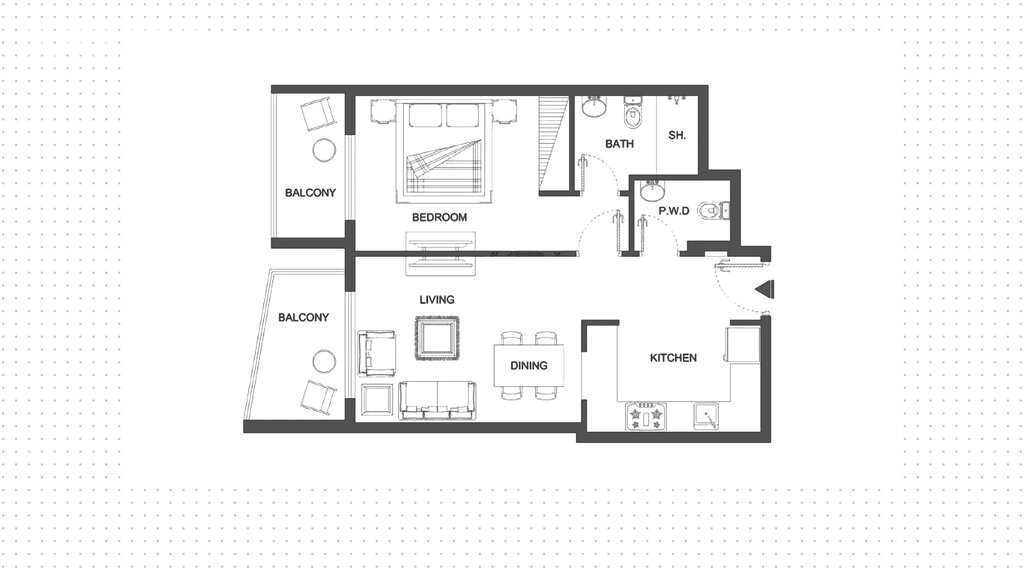 Apartments zum verkauf - Dubai - für 242.300 $ kaufen – Bild 1