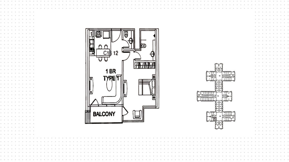 Immobilie kaufen - 1 Zimmer - Jumeirah Lake Towers, VAE – Bild 1
