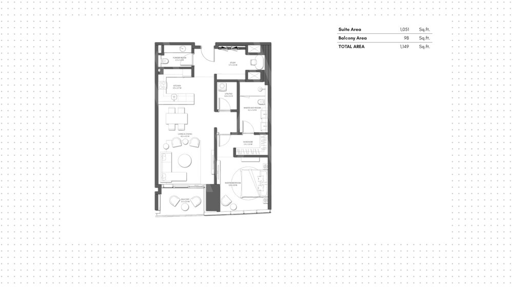 Compre una propiedad - 1 habitación - Dubai, EAU — imagen 9