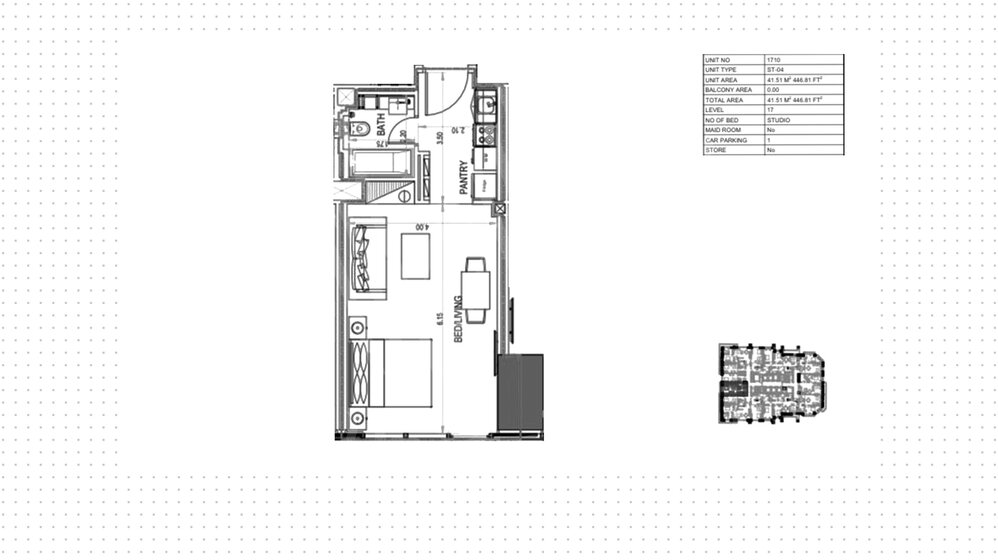 Апартаменты на продажу - город Дубай - Купить за 381 159 $ - изображение 14