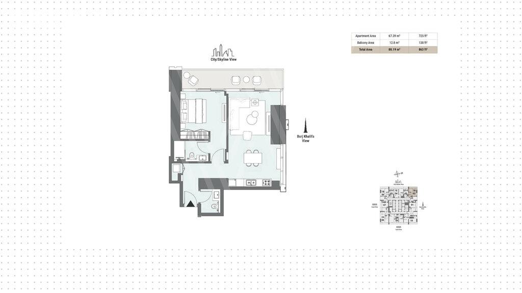 Apartamentos a la venta - Dubai - Comprar para 680.700 $ — imagen 1