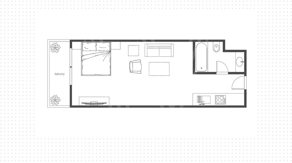 412 stüdyo daire satın al - Stüdyolar - BAE – resim 1