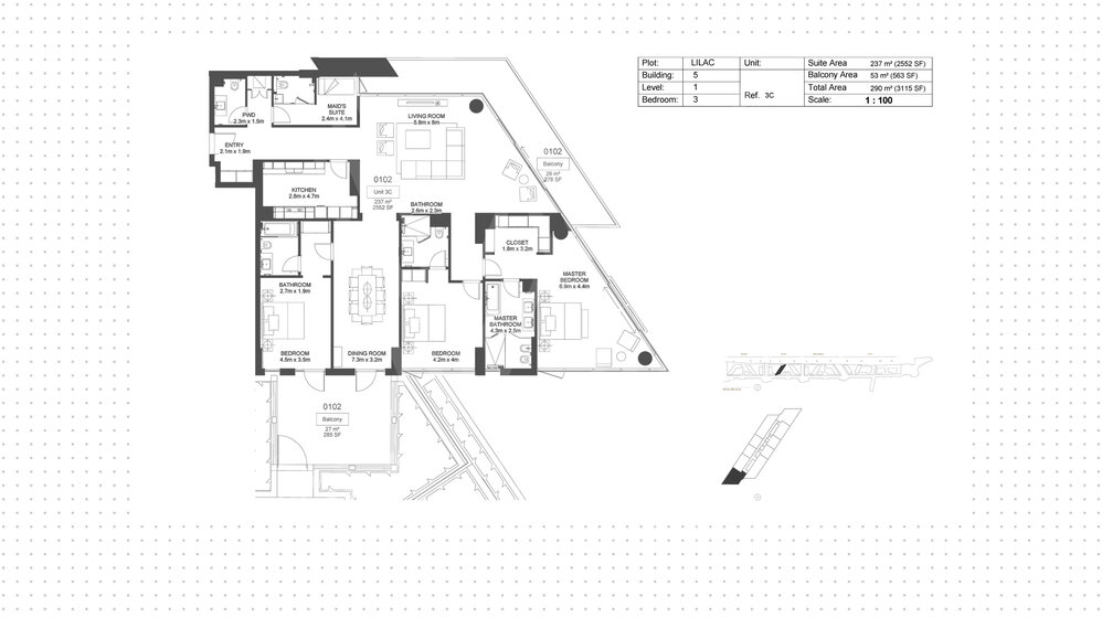 545 stüdyo daire satın al - Abu Dabi, BAE – resim 1