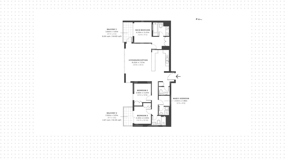 5369 stüdyo daire satın al - BAE – resim 21