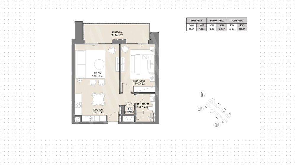 Acheter un bien immobilier - 1 pièce - Dubai, Émirats arabes unis – image 1