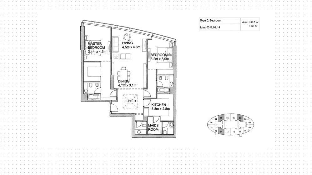 Immobilie kaufen - 2 Zimmer - Al Reem Island, VAE – Bild 32