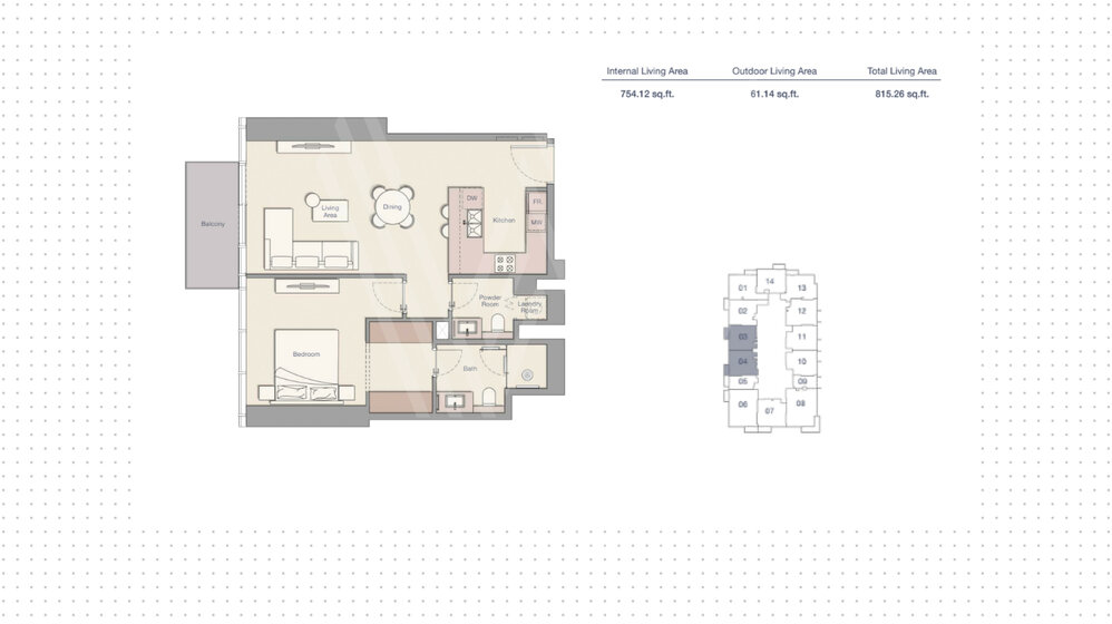 1177 stüdyo daire satın al - 1 odalı - Dubai, BAE – resim 7