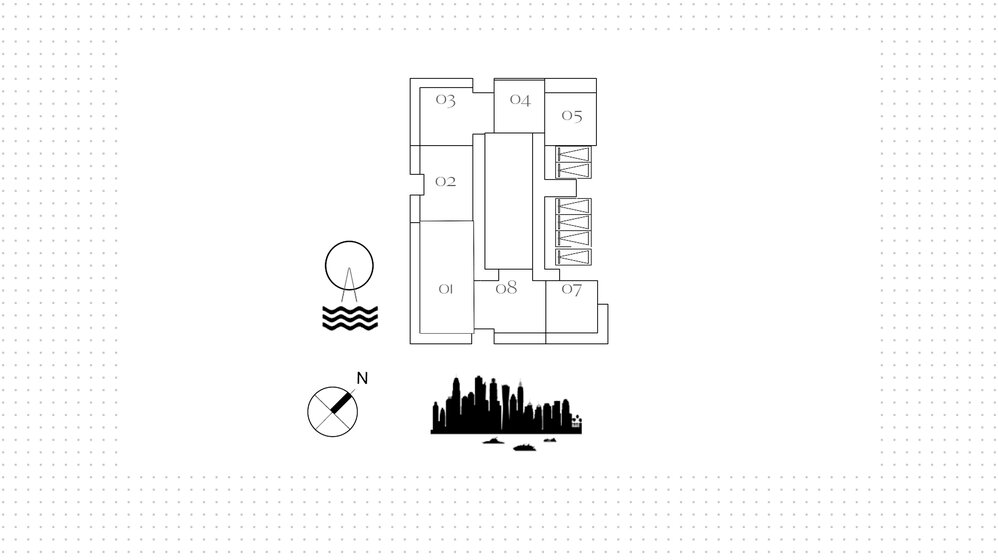Immobilie kaufen - 3 Zimmer - Emaar Beachfront, VAE – Bild 6