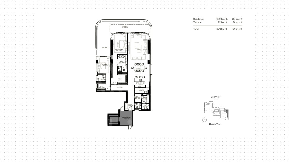 Acheter 379 appartements - Palm Jumeirah, Émirats arabes unis – image 1