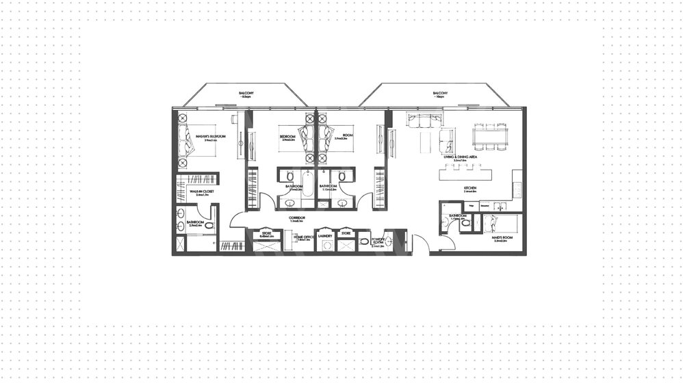 Immobilie kaufen - 3 Zimmer - Saadiyat Island, VAE – Bild 8
