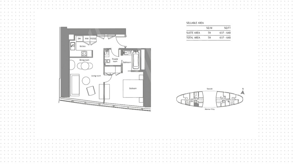 Compre 1184 apartamentos  - 1 habitación - Dubai, EAU — imagen 21