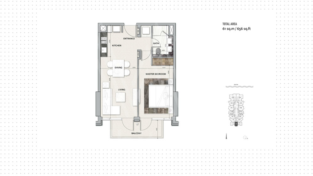 5383 stüdyo daire satın al  - BAE – resim 17