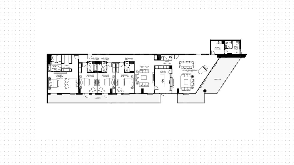 Immobilie kaufen - 4 Zimmer - Abu Dhabi, VAE – Bild 27