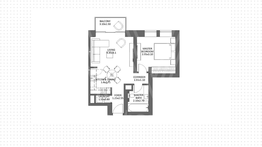 Immobilie kaufen - 1 Zimmer - VAE – Bild 5