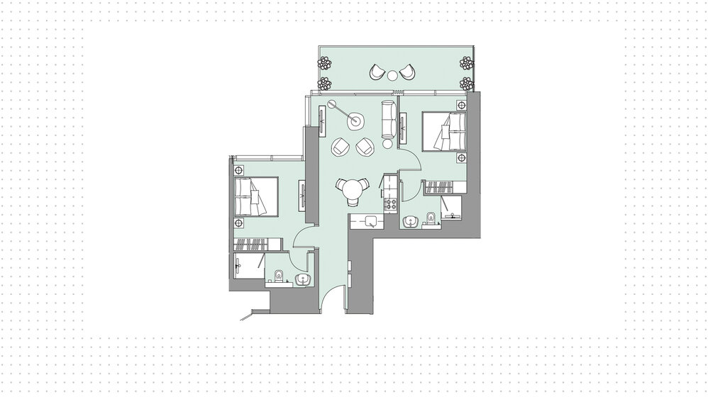 Immobilie kaufen - 2 Zimmer - Business Bay, VAE – Bild 17