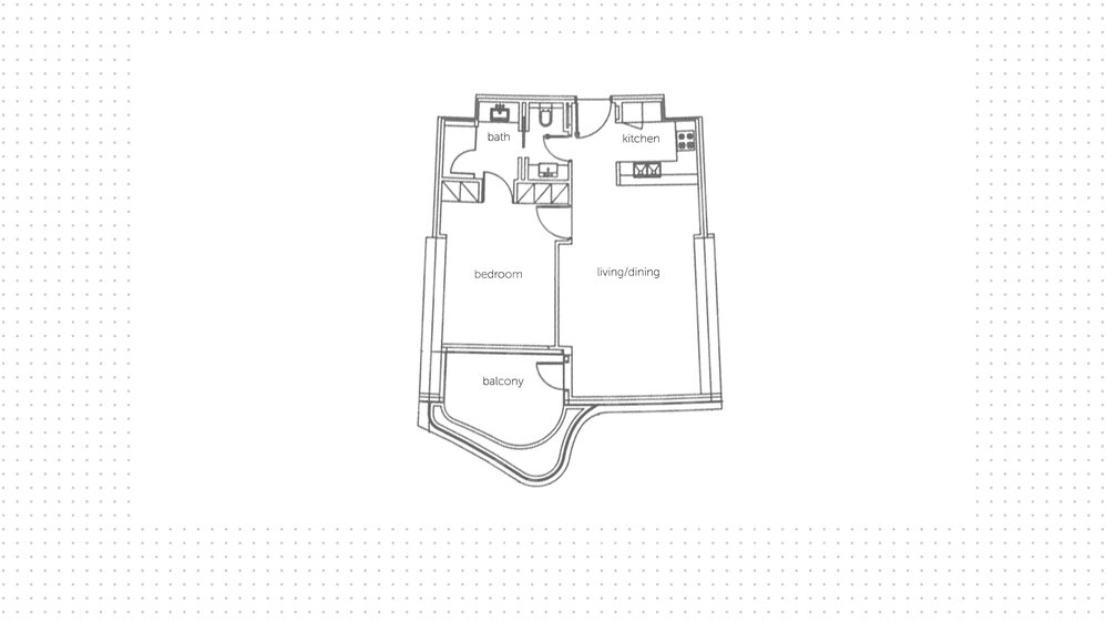 Immobilie kaufen - 1 Zimmer - Al Wasl, VAE – Bild 1