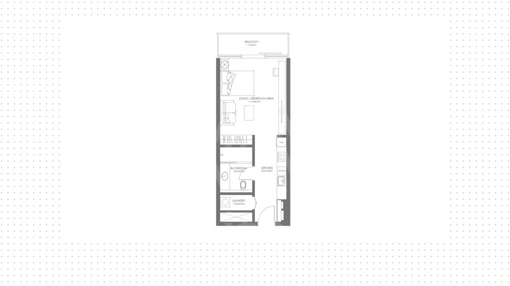 Stüdyo daireler satılık - Abu Dabi - $544.600 fiyata satın al – resim 14