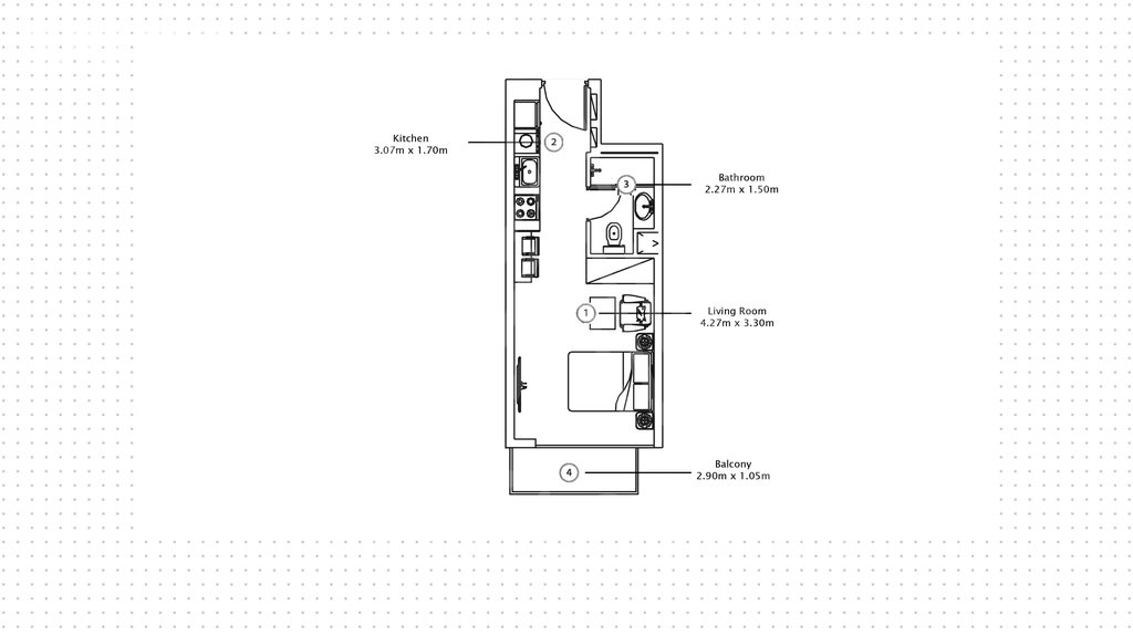 Apartments zum verkauf - Dubai - für 177.000 $ kaufen – Bild 1