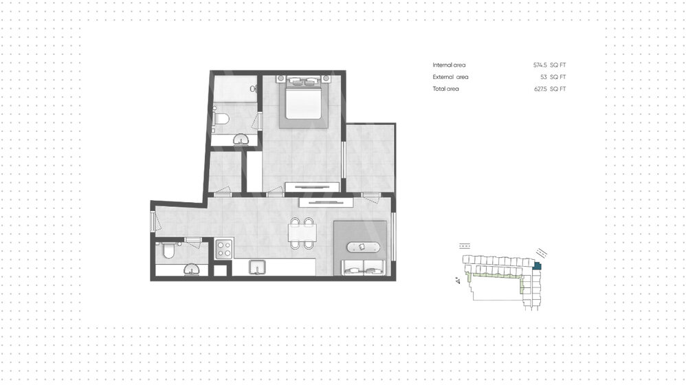 Apartments zum verkauf - Dubai - für 231.500 $ kaufen – Bild 22