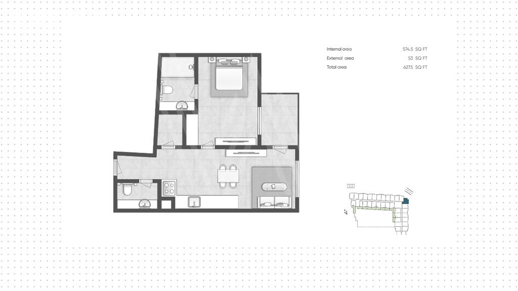 Apartments zum verkauf - Dubai - für 185.200 $ kaufen – Bild 1