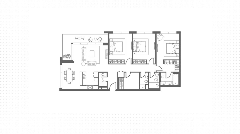 Compre 340 apartamentos  - 3 habitaciones - EAU — imagen 28