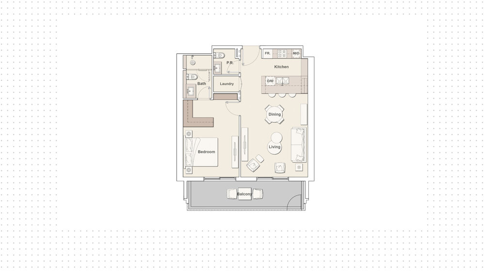 Купить недвижимость - 1 комнатные - MBR City, ОАЭ - изображение 17