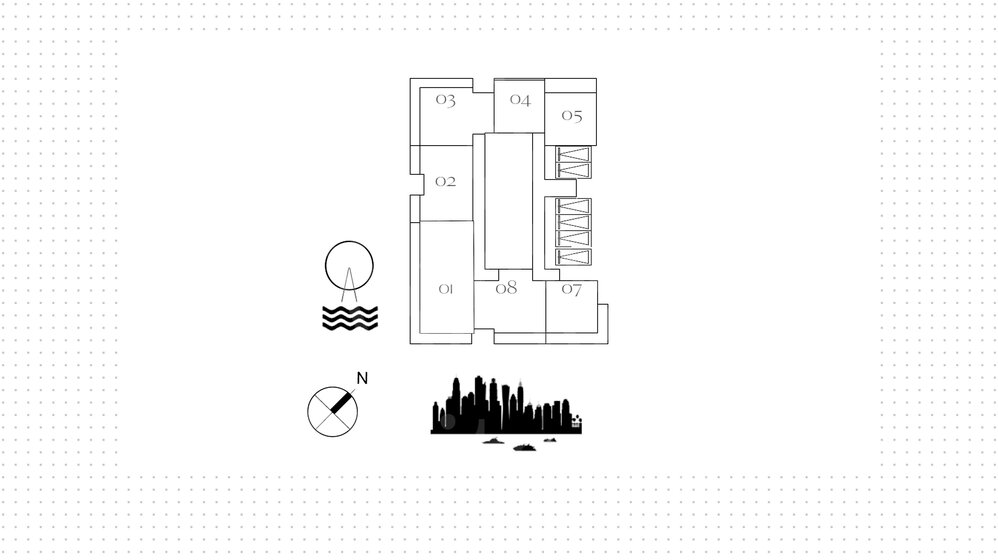 Immobilie kaufen - 1 Zimmer - Emaar Beachfront, VAE – Bild 19
