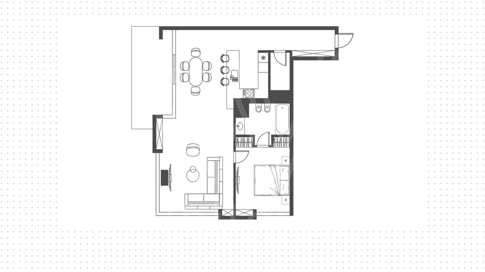 Immobilie kaufen - 1 Zimmer - JBR, VAE – Bild 13