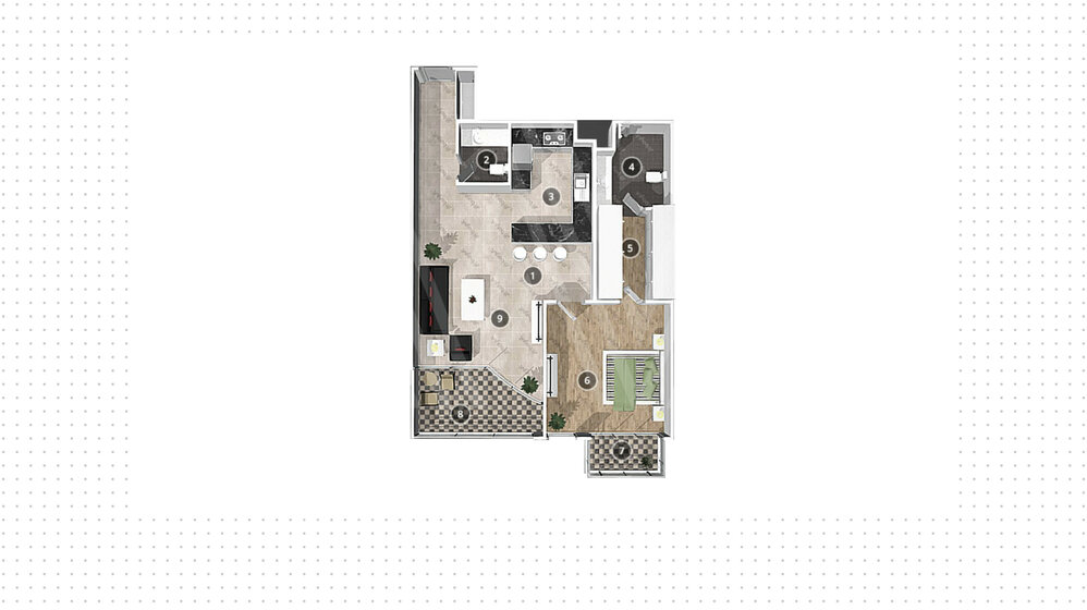 Immobilie kaufen - 1 Zimmer - Jumeirah Village Circle, VAE – Bild 1