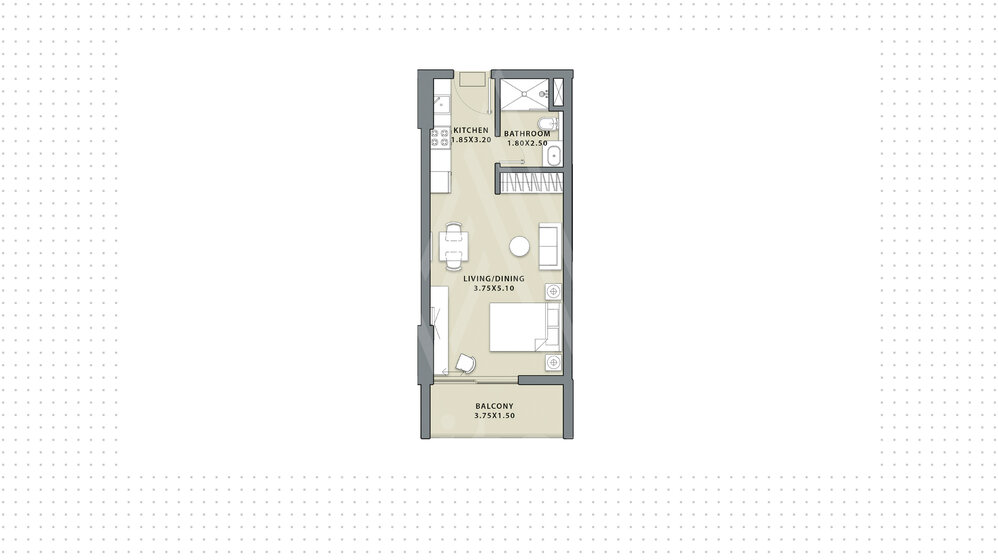 Apartamentos a la venta - Dubai - Comprar para 196.027 $ — imagen 14