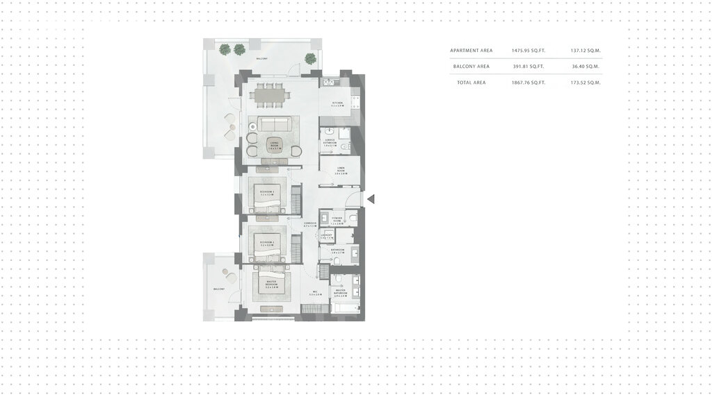 Apartamentos a la venta - Dubai - Comprar para 1.083.200 $ — imagen 1