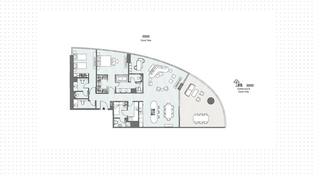 Acheter 603 appartements  - Business Bay, Émirats arabes unis – image 1