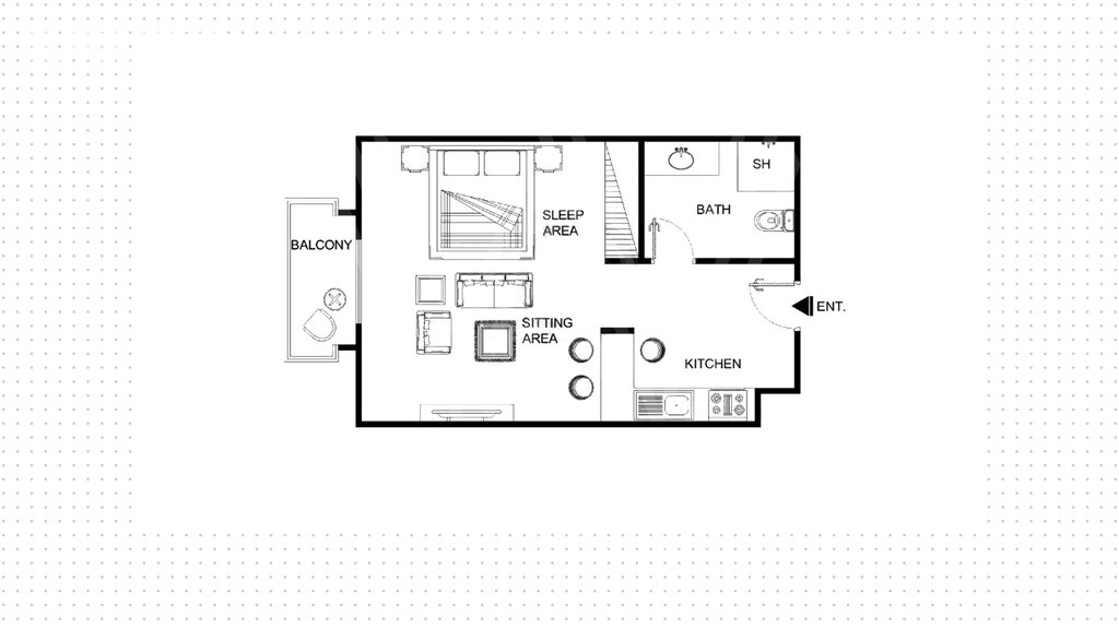 Apartments zum verkauf - Dubai - für 98.000 $ kaufen – Bild 1