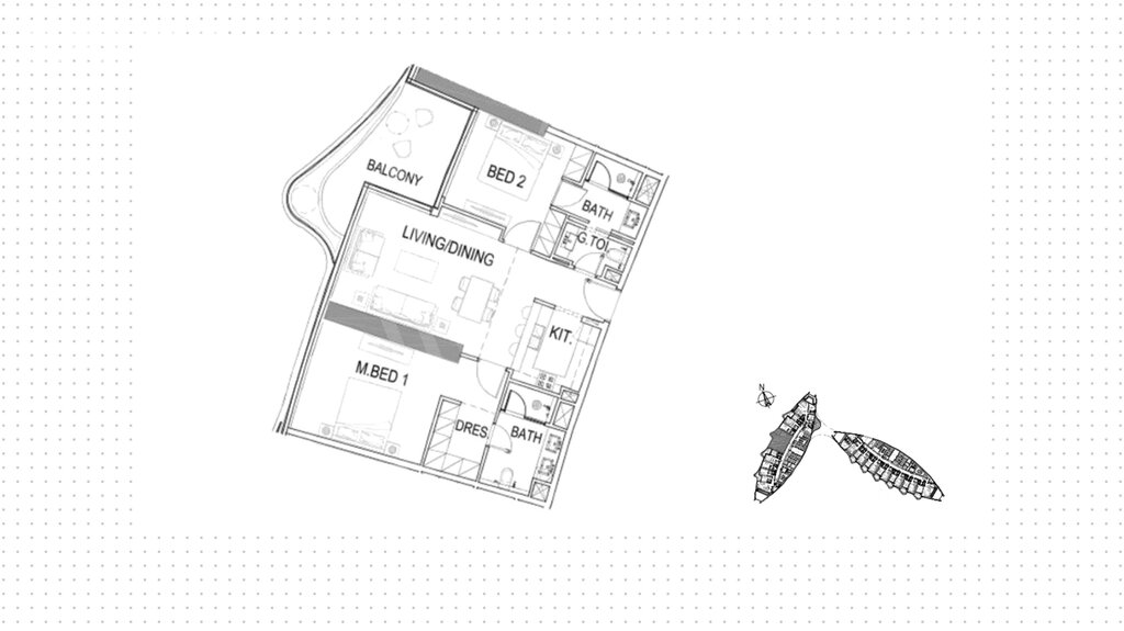 Apartamentos a la venta - Comprar para 1.026.600 $ — imagen 1