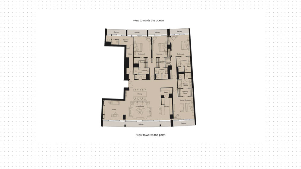 Acheter 65 appartements - 4 pièces - Émirats arabes unis – image 1