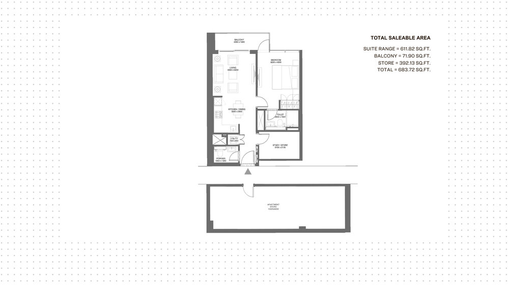 Compre una propiedad - 1 habitación - Sobha Hartland, EAU — imagen 25