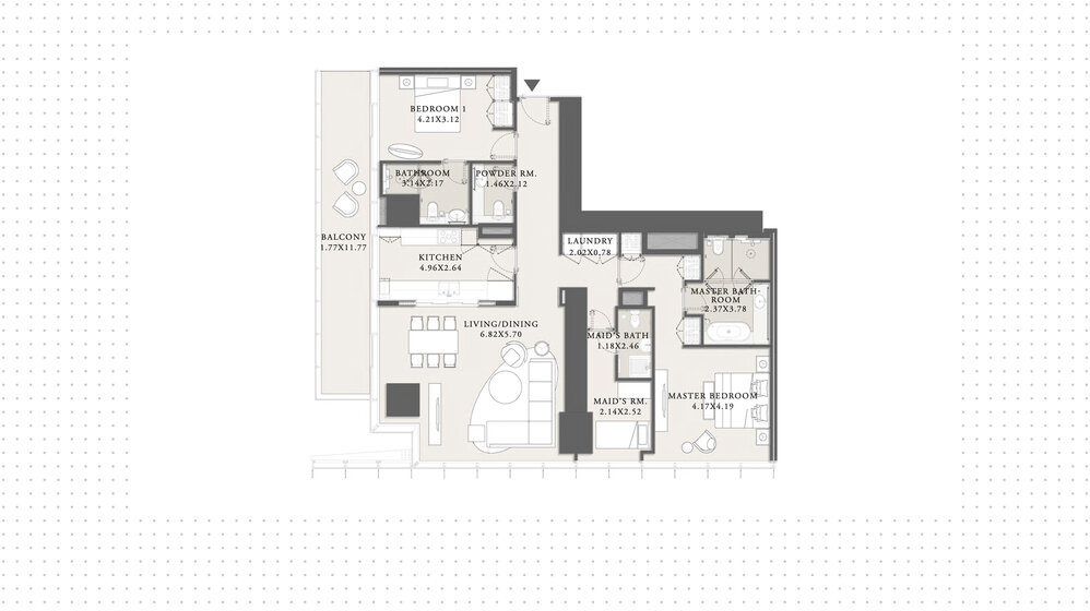 Compre 943 apartamentos  - 2 habitaciones - EAU — imagen 25