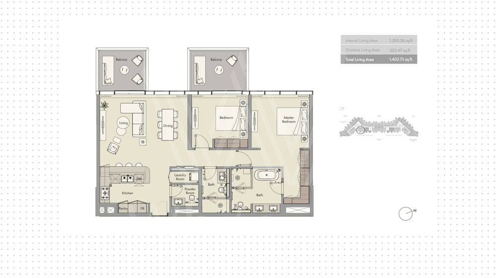 Compre una propiedad - 2 habitaciones - City of Dubai, EAU — imagen 13