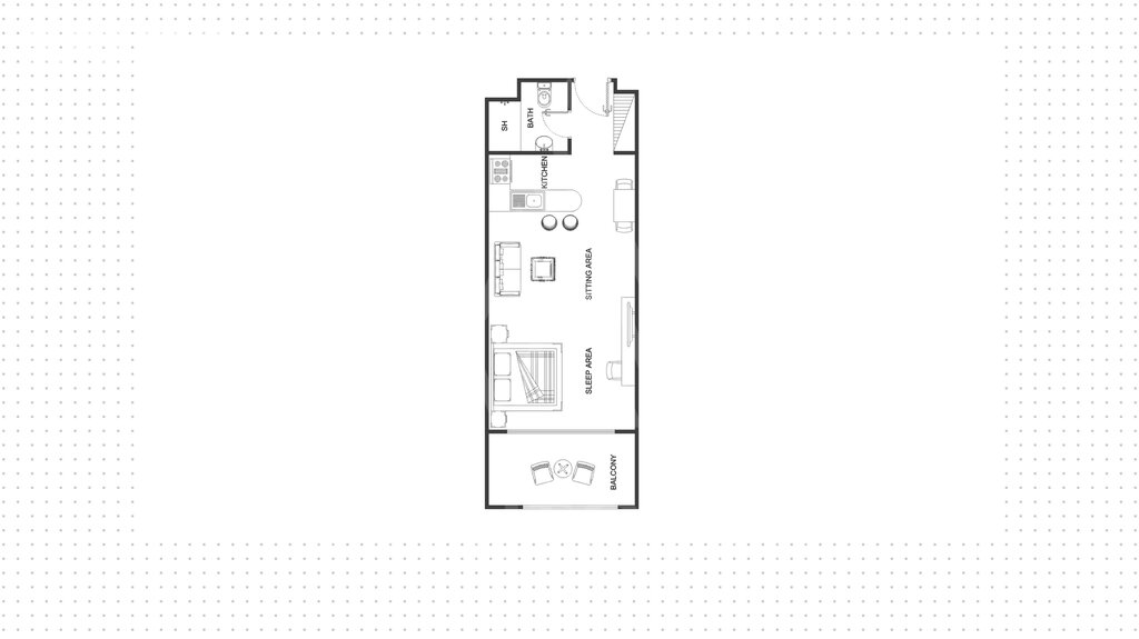 Stüdyo daireler satılık - Abu Dabi - $231.500 fiyata satın al – resim 1