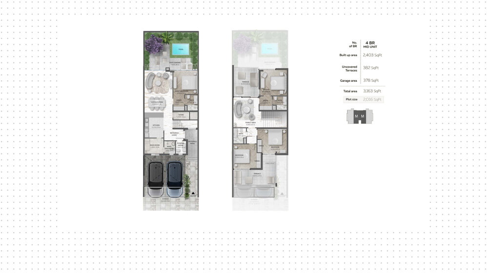 Compre 95 adosados - 3 habitaciones - EAU — imagen 1