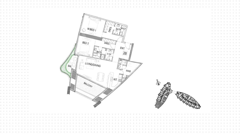 Immobilie kaufen - 2 Zimmer - Al Wasl, VAE – Bild 15