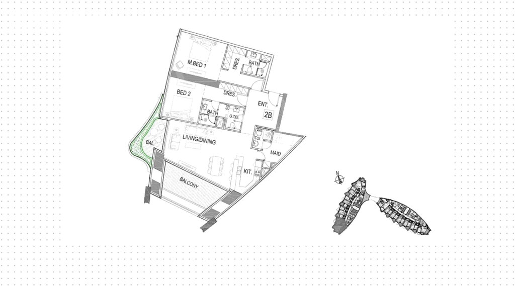 Apartments zum verkauf - für 1.164.100 $ kaufen – Bild 1