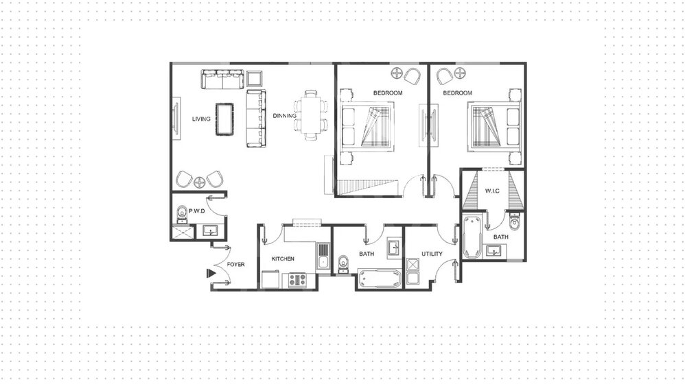 Compre 39 apartamentos  - 2 habitaciones - JBR, EAU — imagen 1